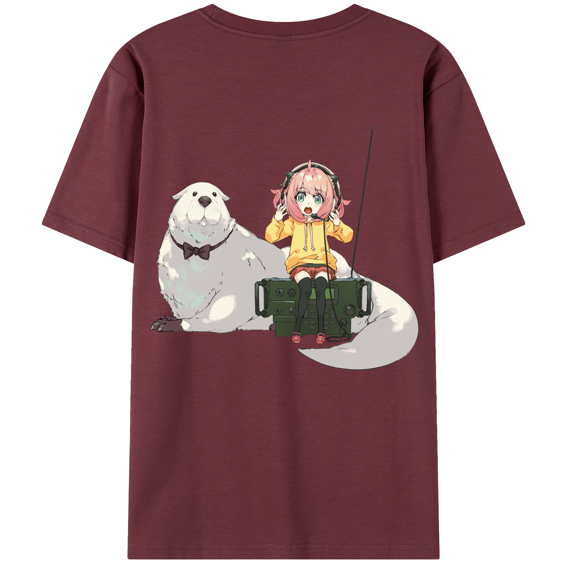 （画像用） SPY×FAMILY间谍家家酒 綿100％半袖Tシャツ（背面プリント）